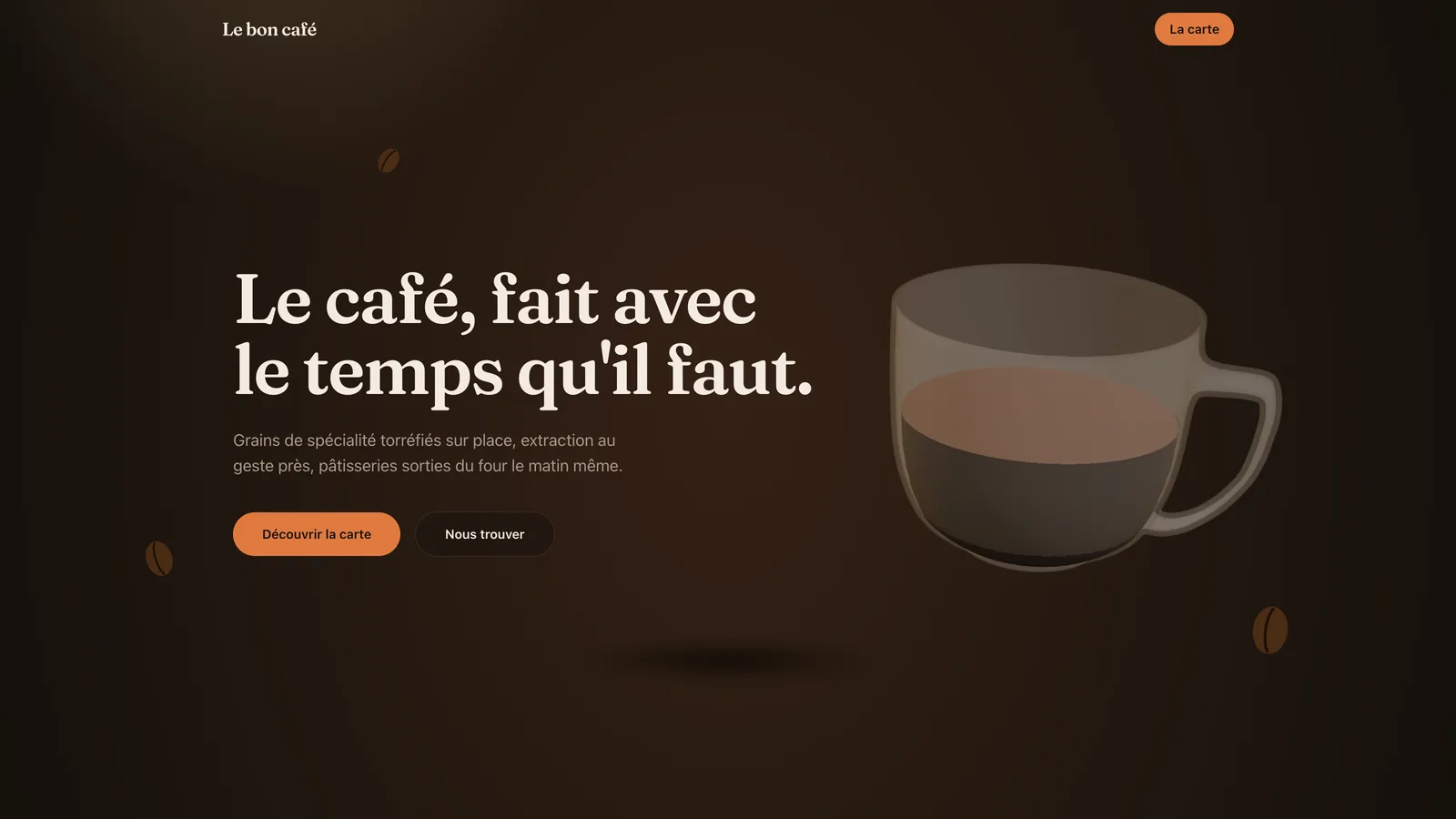 Le bon café